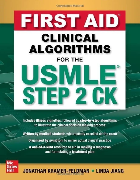First Aid Clinical Algorithms for the USMLE Step 2 CK Feldman Jiang ürün görseli 1