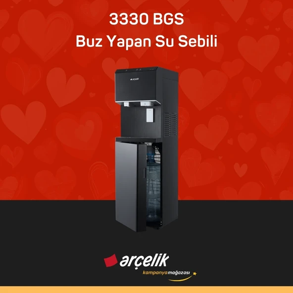 ARÇELİK 3330 BGS Buz Yapan Su Sebili - Resim 3