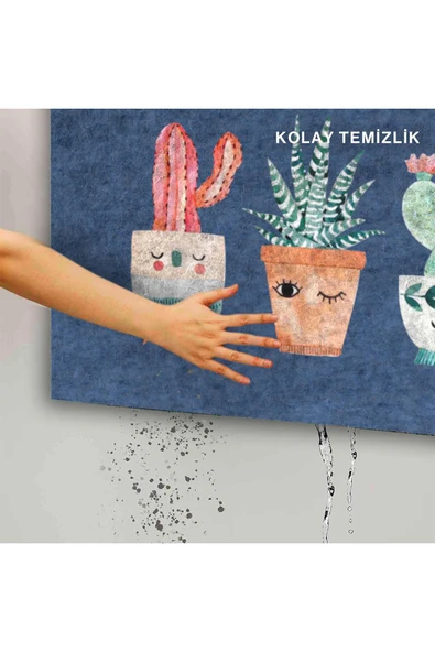 Dekoratif Kapı Önü Paspası - Kaymaz Taban (210) - Resim 5