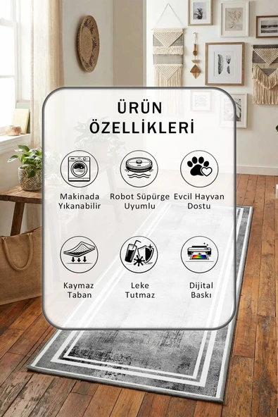 Sera Byz Yıkanabilir Yolluk - Resim 2