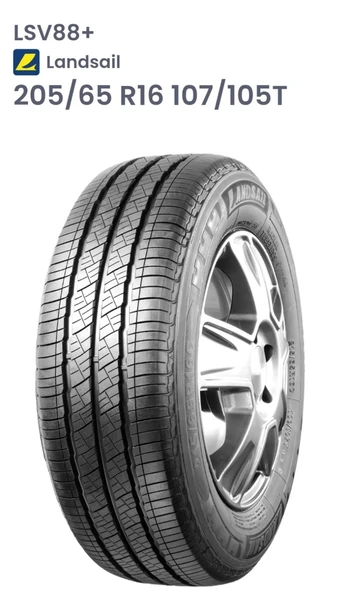 Landsail Lsv88+ 205/65R16C 107/105T Yaz Lastiği 2026 ürün görseli 1