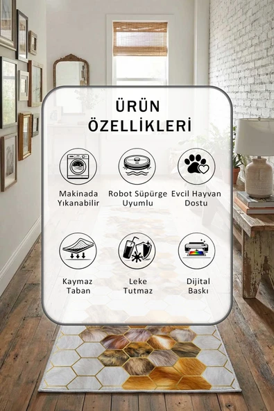 Yıkanabilir Yolluk - Resim 2