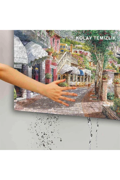 Dekoratif Kapı Önü Paspası - Kaymaz Taban (193) - Resim 5