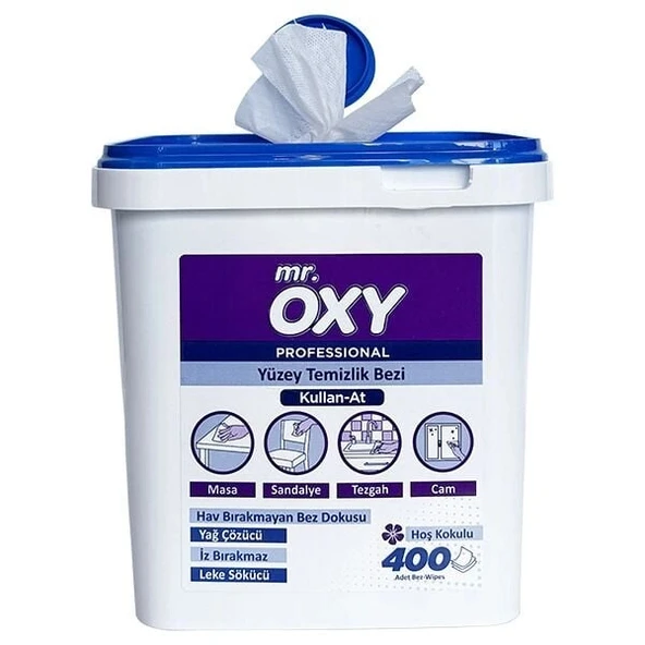 Oxy Yüzey Temizlik Bezi Kutulu -400 Adetli ürün görseli 1