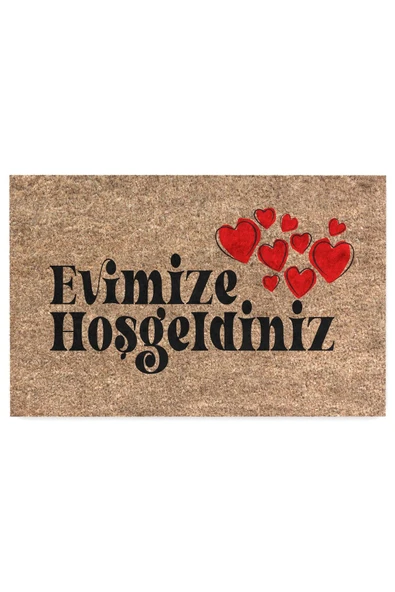 Dekoratif Kapı Önü Paspası - Kaymaz Taban (112) - Resim 3