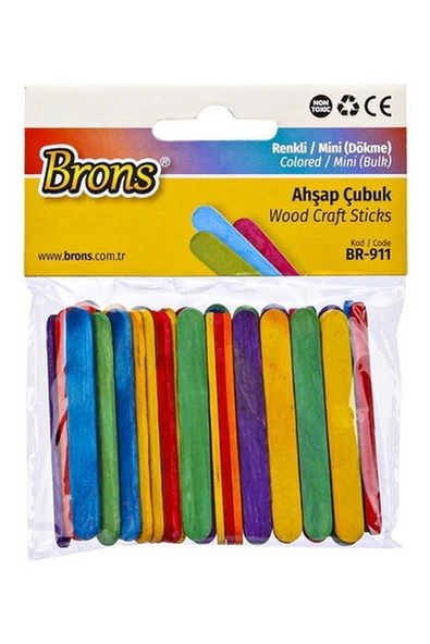 Brons Renkli Mini Dökme Ahşap Çubuk ürün görseli 1
