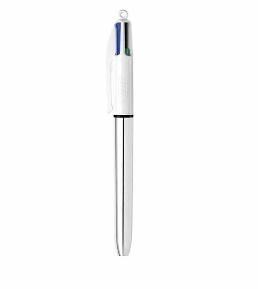 BIC TUKENMEZ KALEM 4 RENK SHINE GUMUS GOVDE 982873 ürün görseli 1