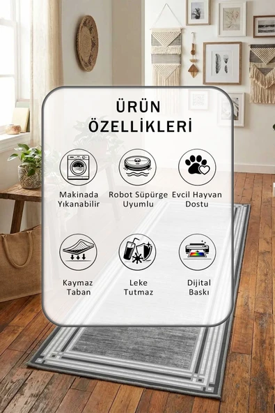 Yıkanabilir Yolluk - Resim 2