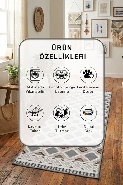 Maldiv Yıkanabilir Yolluk - Resim 2