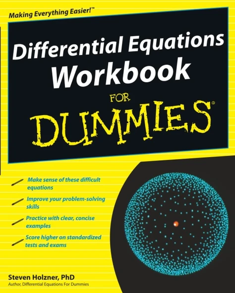 Differential Equations Workbook For Dummies - Steven Holzner ürün görseli 1