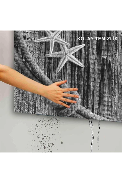 Dekoratif Kapı Önü Paspası - Kaymaz Taban (123) - Resim 5