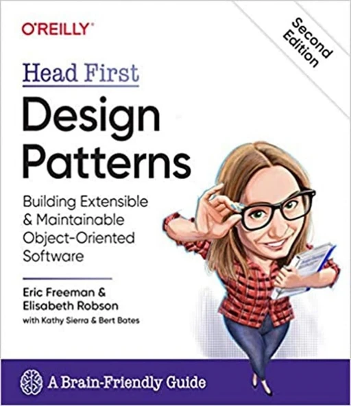 Head First Design Patterns: Building Extensible and Maintainable Object-Oriented Software (2nd Edition)  Eric Freeman & Elisabeth Robson ürün görseli 1