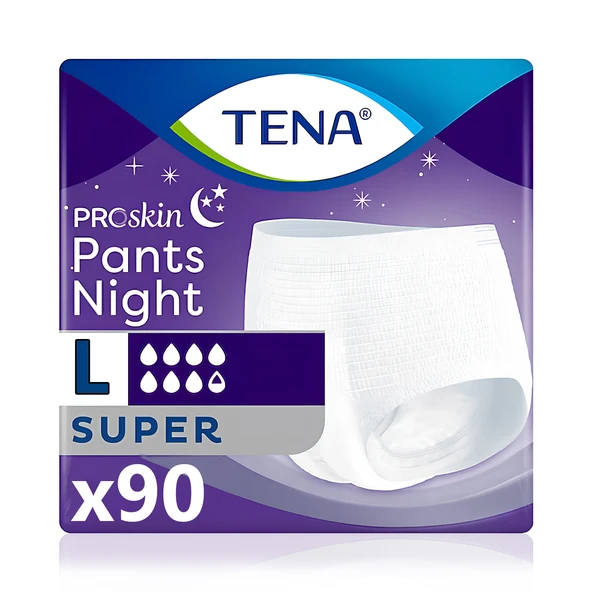 Tena Proskin Pants Night Gece İçin Emici Külot L-Large Beden 90 Adet ürün görseli 1