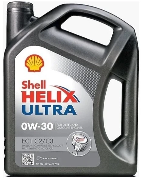 SHELL HELIX ULTRA ECT C2/C3 0W30 5L ürün görseli 1