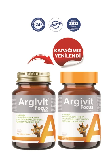 Argivit Focus L-Arjini 30 Tablet - Resim 4