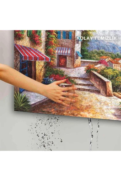 Dekoratif Kapı Önü Paspası - Kaymaz Taban (140) - Resim 5
