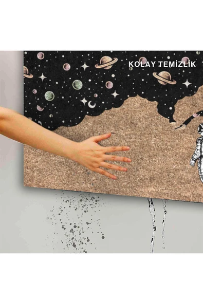 Dekoratif Kapı Önü Paspası - Kaymaz Taban (159) - Resim 5