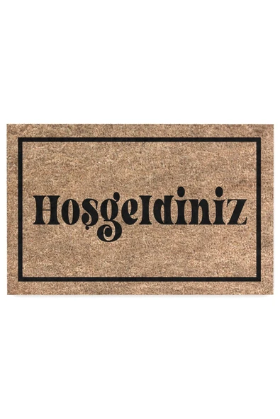 Dekoratif Kapı Önü Paspası - Kaymaz Taban (111) - Resim 3
