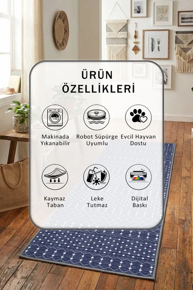 Umay Yıkanabilir Yolluk - Resim 2