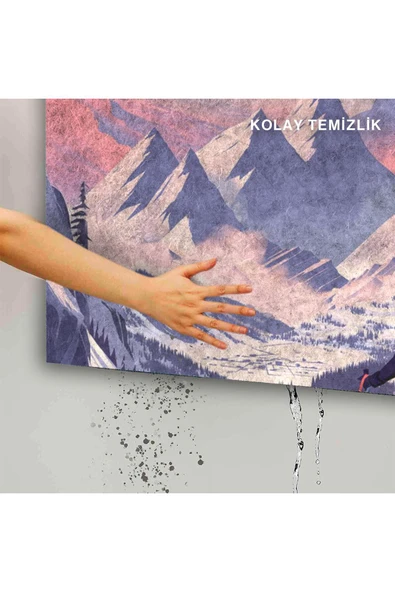 Dekoratif Kapı Önü Paspası - Kaymaz Taban (235) - Resim 5
