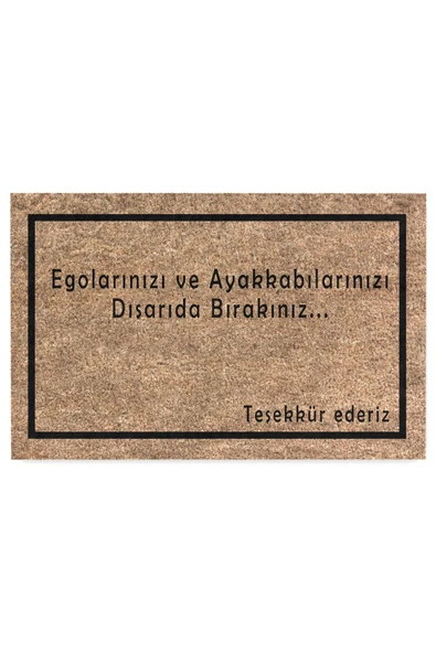 Dekoratif Kapı Önü Paspası - Kaymaz Taban (110) - Resim 3