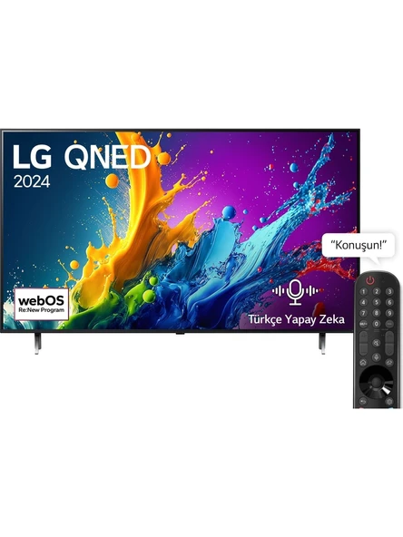 LG 86QNED80T 86" 218 cm 4K Ultra HD Smart QNED LED Teşhir ürün görseli 1