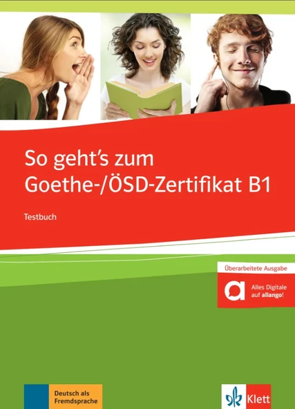So geht’s zum Goethe-/ÖSD-Zertifikat B1 Testbuch mit Audios ürün görseli 1
