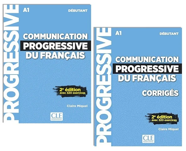 Communication progressive du français A1 - 2e édition Avec 320 exercices  Livre + Corriges + Audios ürün görseli 1