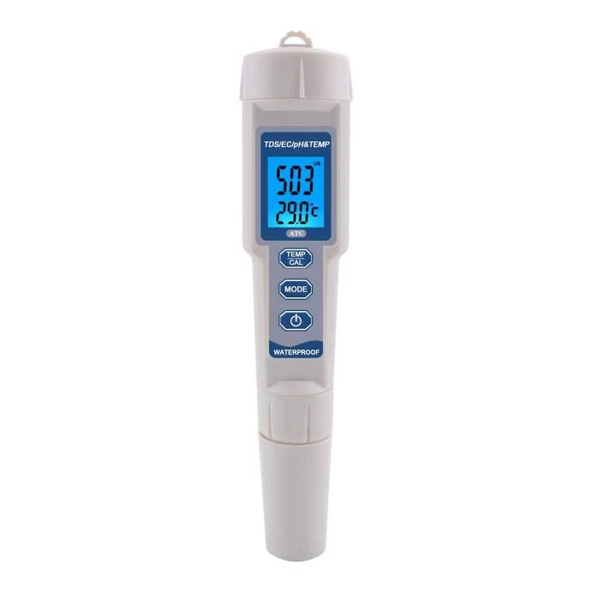 AEK-Tech PH-3508 4'ü 1 arada PH Metre TDS EC ve Sıcaklık Ölçer ürün görseli 1