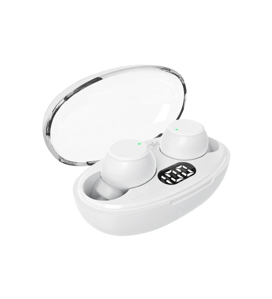 Linktech DOT1 Çevre Dostu Bluetooth Kulaklık Beyaz - Resim 2