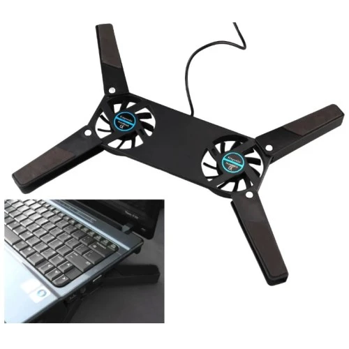 Katlanabilir Laptop Soğutucu 2 fanlı ürün görseli 1