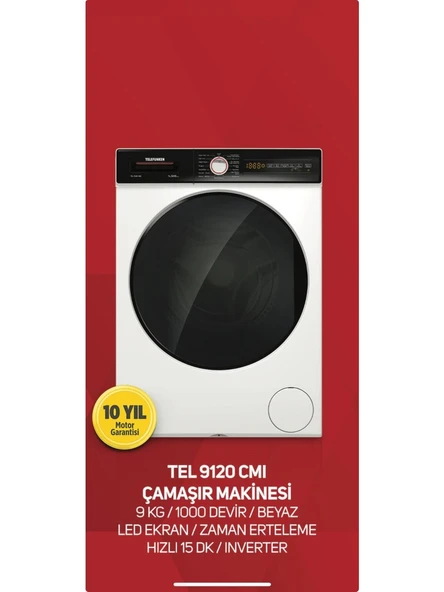 Telefunken 9 kg Çamaşırmakinası ürün görseli 1