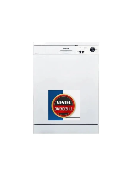 Finlux Klasik Bm 320 3 Programlı 12 Kişilik Beyaz Bulaşık Makinesi "vestel Üretim ve Garantisi" ürün görseli 1
