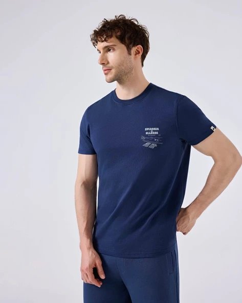 Ellesse 6SM5065-NV Erkek Tişört - Lacivert ürün görseli 1