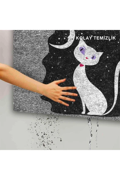 Dekoratif Kapı Önü Paspası - Kaymaz Taban (37) - Resim 5
