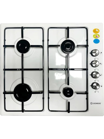 Grünberg Slim S2400 Eb Ffd Lpg Set Üstü Ocak Beyaz ürün görseli 1