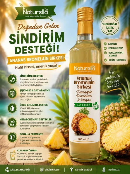 NATURELLA ANANAS BROMELAİN SİRKESİ - Resim 2