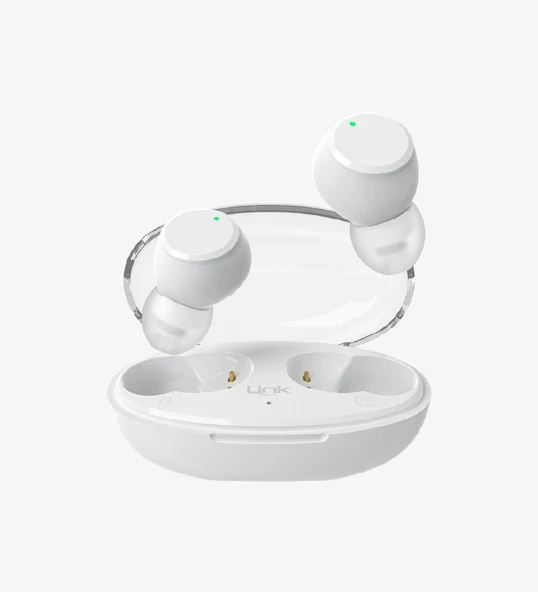 Linktech DOT1 Çevre Dostu Bluetooth Kulaklık Beyaz ürün görseli 1