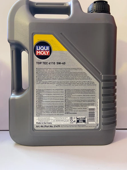 LIQUI MOLY TOP TEC 4110 5W40 5 LT - Resim 2