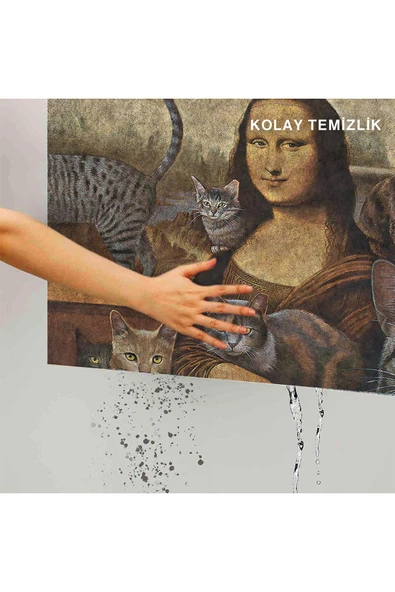 Dekoratif Kapı Önü Paspası - Kaymaz Taban (5) - Resim 3