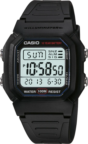 Casio W-800H-1AVDF Erkek Kol Saati ürün görseli 1