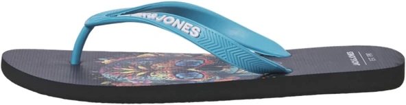 JACK JONES Erkek Kuru Kafa Desenli Parmak Arası Terlik 12280854 ürün görseli 1
