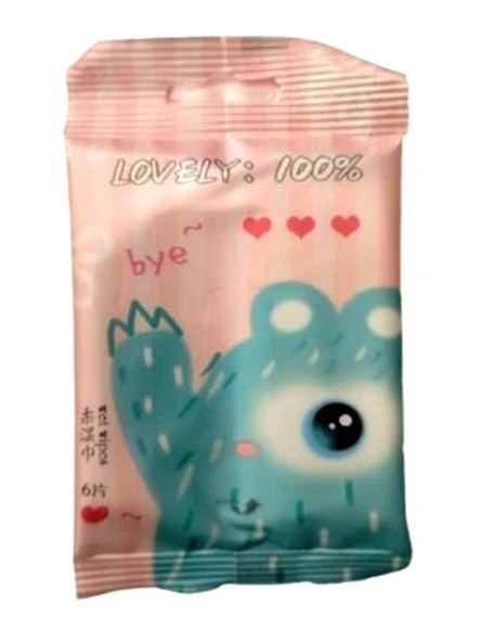 Vagon Lovely Islak Mendil Cep Tipi - 6 adet ürün görseli 1