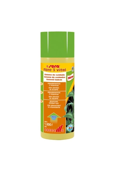 SERA Flore 3 Vital Bitki Katkısı Su Düzenleyici 250 Ml ürün görseli 1