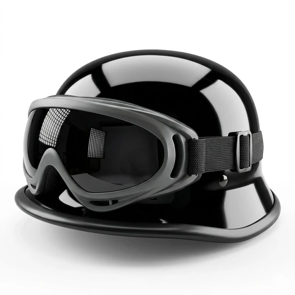 M20 CHOPPER KASK GÖZLÜKLÜ - Resim 7