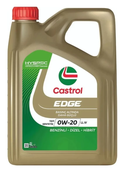 CASTROL EDGE 0W20 LL IV 4L TU ürün görseli 1