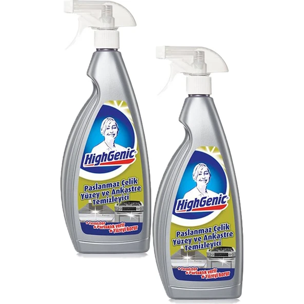 Paslanmaz Çelik Yüzey ve Ankastre Temizleyici 750 ml 2'li ürün görseli 1