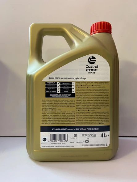 CASTROL EDGE 10W60 4L - Resim 2