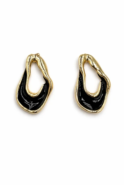 Kaia Gold Çivi Küpe - Resim 2