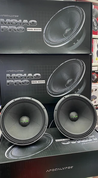 apocalypse AP-M81AC PRO-600ww max-300w rms-profesyonel-üst seri-20 cm mirange hoparlör ürün görseli 1